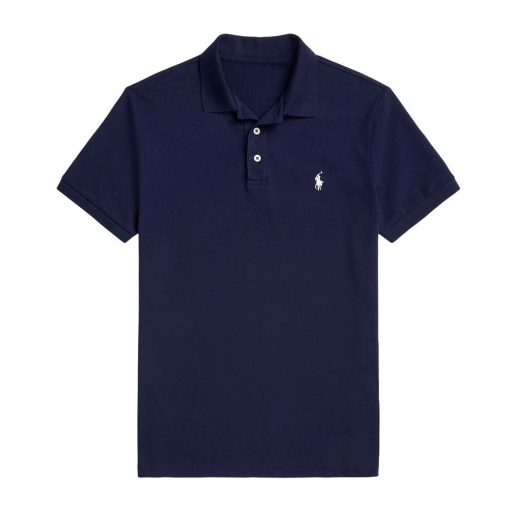 Polo Ralph Lauren Mens Classic-Fit Stretch Mesh Polo Shirt XXL Refined Navy NWT